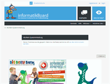 Tablet Screenshot of informatikboard.ch